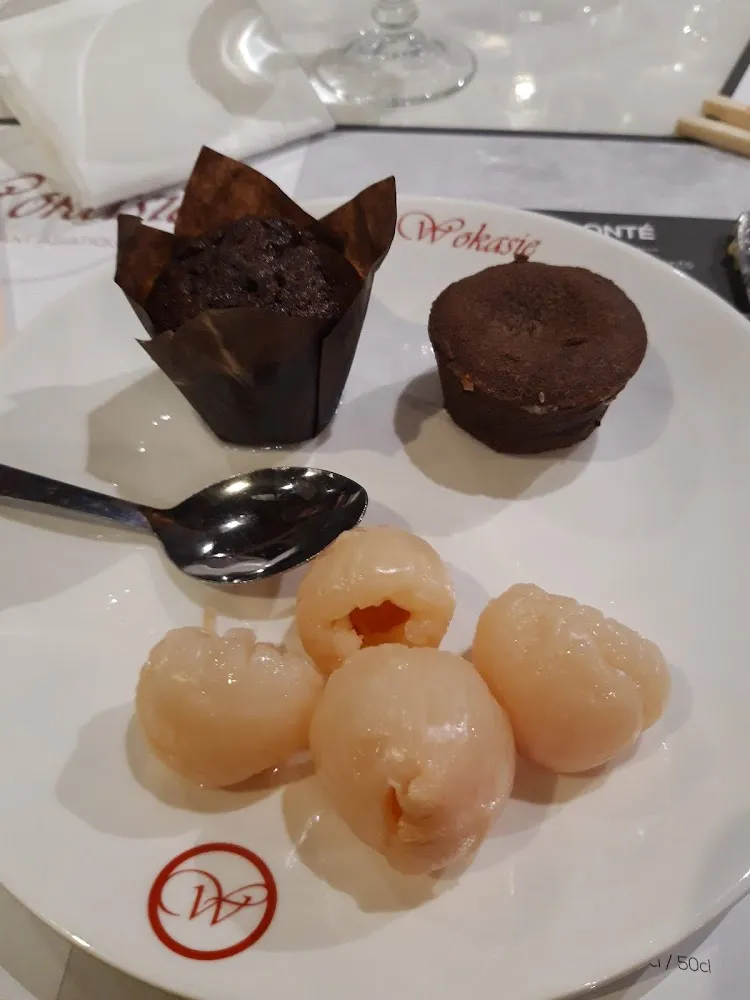 Litchis Muffin Au Chocolat Et Coulant Au Chocolat